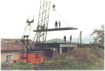 1981 Erstellung des Neubaus in Galgenen